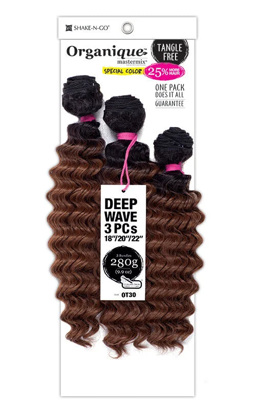 ORGANIQUE DEEP WAVE 3 pcs (18-20-22)