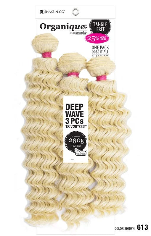 ORGANIQUE DEEP WAVE 3 pcs (18-20-22)