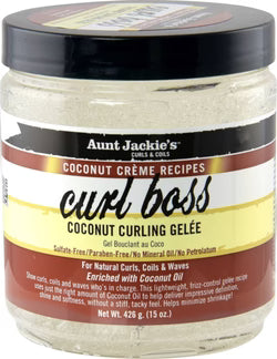 Aunt Jackie’s Coco Curl Boss Coconut Curling Gelée - 15 oz