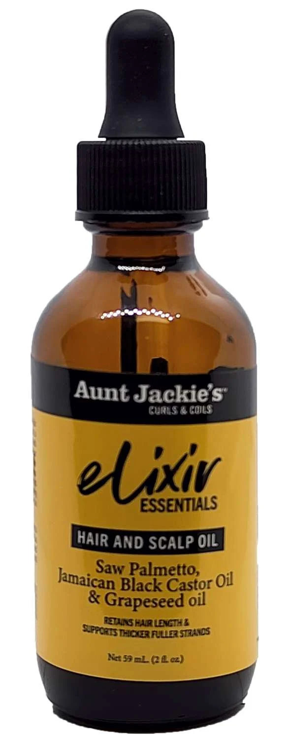Aunt Jackie’s Saw Palmetto & Jamaican Black Castor Oil Elixir - 2 oz