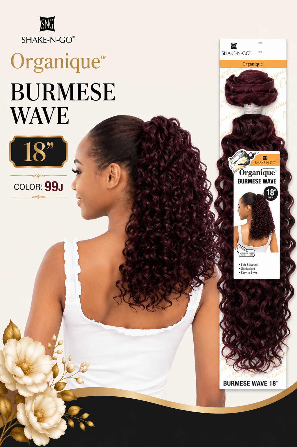 OG BURMESE WAVE 18 ORGANIQUE