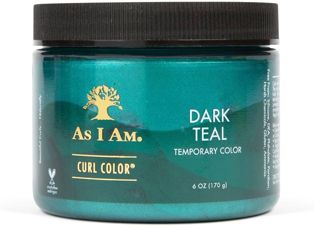 As I Am Curl Color 6 oz Color & Curling Gel - Temporary Color - Medium Hold - Vegan & Cruelty Free