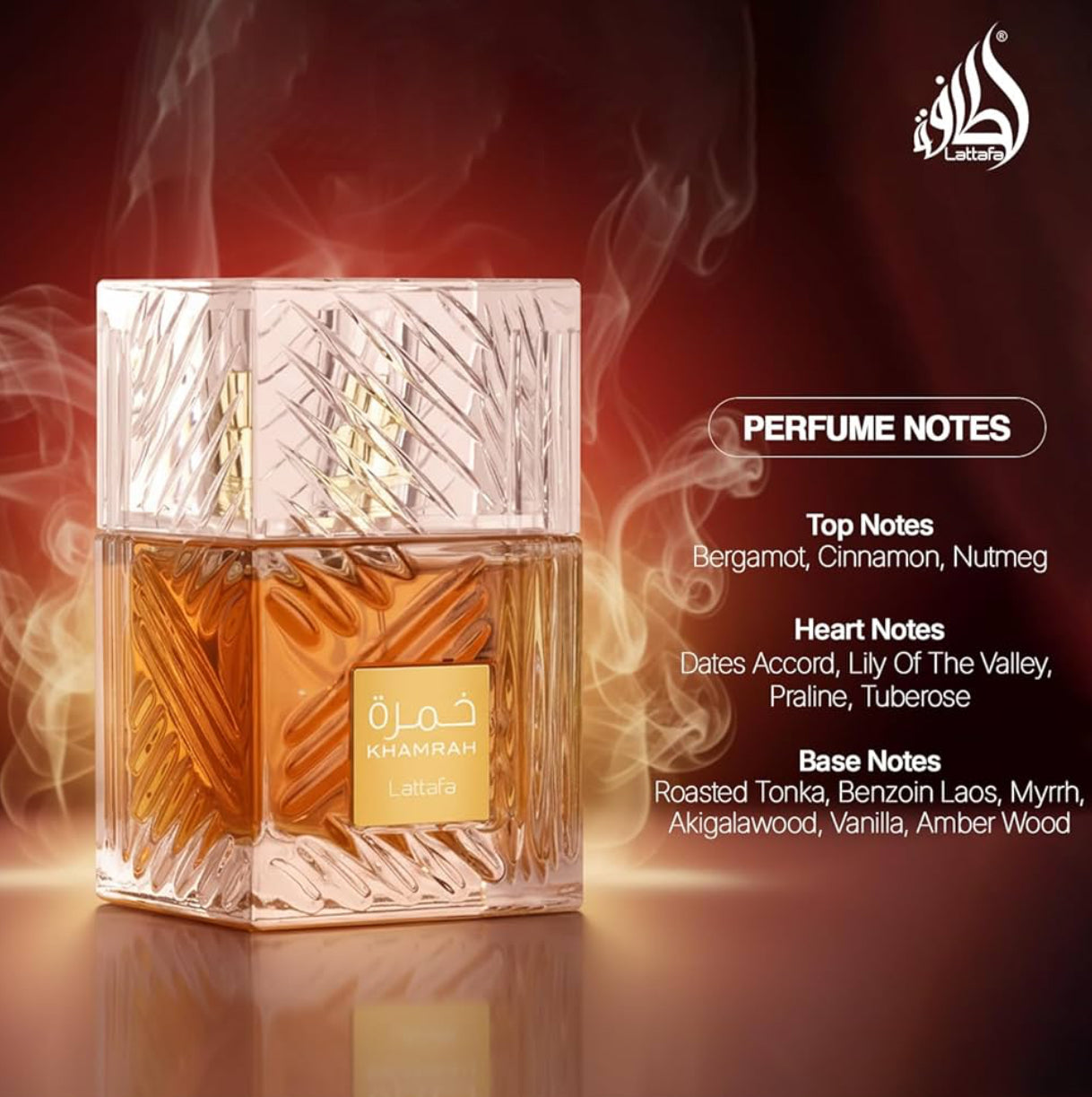 Lattafa - Khamrah Eu De Parfum 100ml (3.4oz)