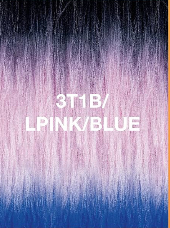 SB 3X X-PRESSION PRE-STRETCHED BRAID 58 RAINBOW