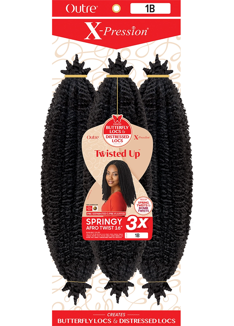 OUTRE-SPRINGY AFRO TWIST 16 3X 1