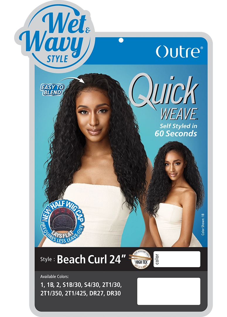 QUICK WEAVEBEACH CURL 24" - DR30