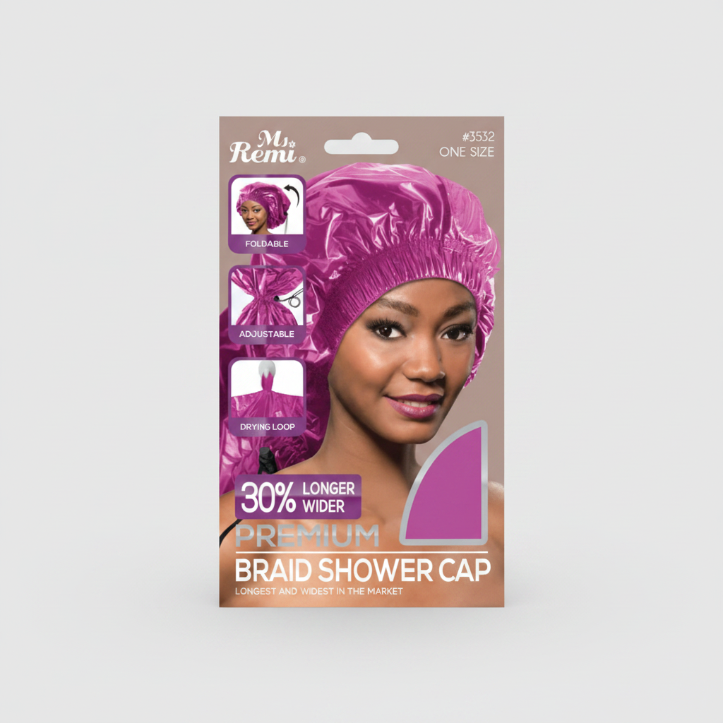 Ms. Remi Max Jumbo Braid Shower Cap, 1 Count, Pink Add to cart