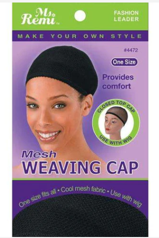 Ms. Remi Mesh Weaving Cap, 1 Count, Black