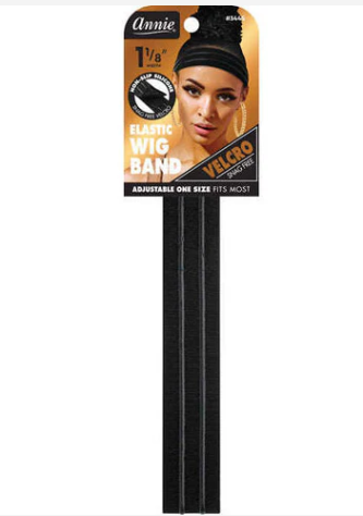 Annie Velcro Wig Band Silicone Grip 3cm, 1 Count, Black Add to cart