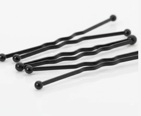 Annie Bob Pins Crimped 2 Inch, 300 Count, Black