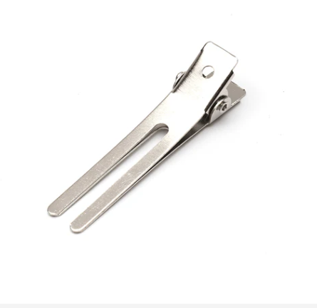 Annie Double Prong Metal Hair Clips, 80 Count, Silver