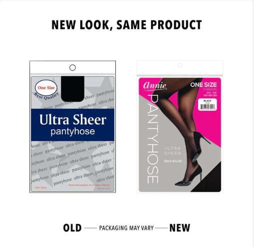Annie Ultra Sheer Stocking Pantyhose One Size, 1 Count,