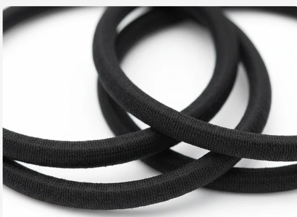 Annie Tangle Free Ponytailers 3 1/2 Inch, 30 Count, Black