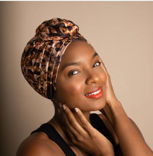 Ms. Remi Silky Top Knot Pre-Tied Turban, 1 Count, Assorted Patterns