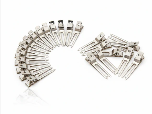 Annie Slide-In Metal Hair Clips, 80 Count, Silver