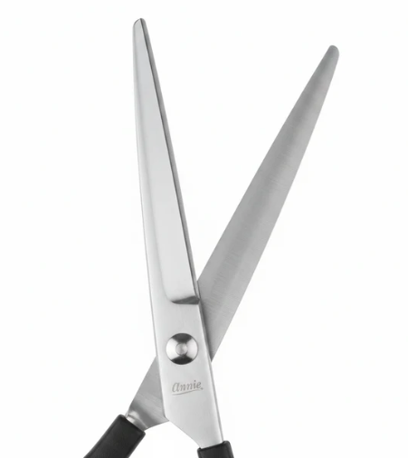 Annie Stainless Steel Hair Shears 6.5 Inch, 1 Count, Black