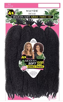 4X MODERN SOFT KINKY TWIST 16