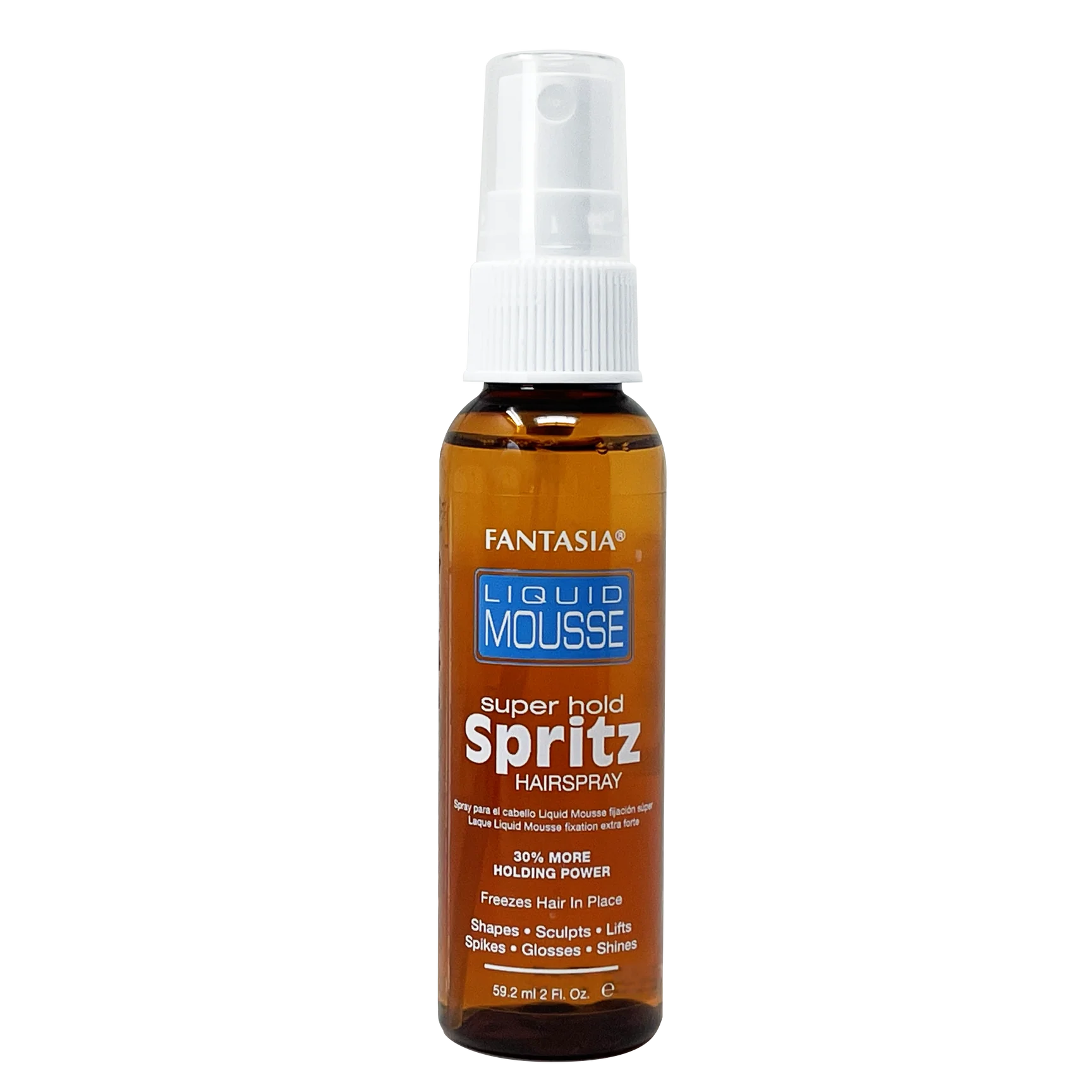 LIQUID MOUSSE ‣ Super Hold Spritz Hairspray / 2 oz. Travel Size