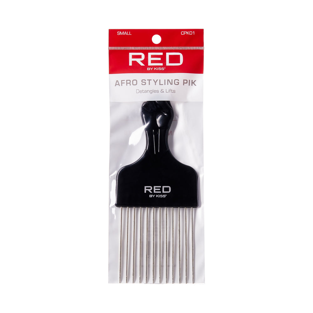 RED PROFESSIONAL AFRO STYLING PIK SMALL