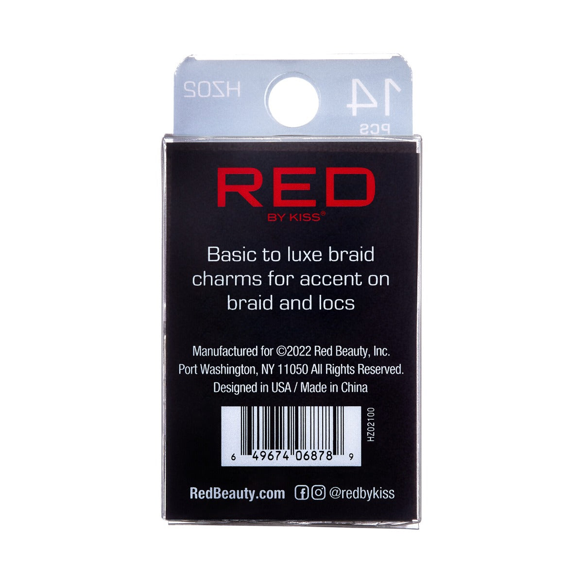 RED BRAID CHARM HZ02