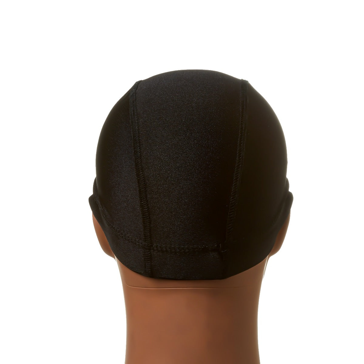 RED SPANDEX DOME CAP BLACK