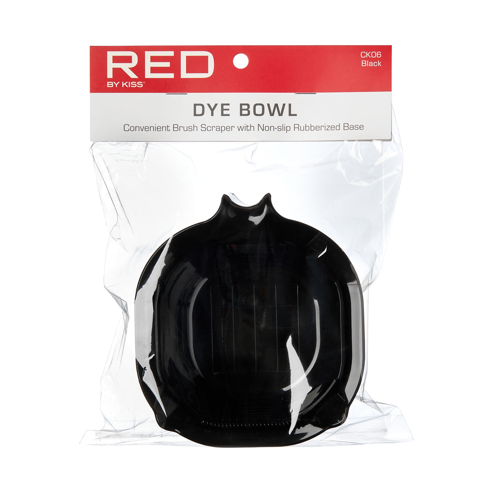 RED DYE BOWL- BLACK