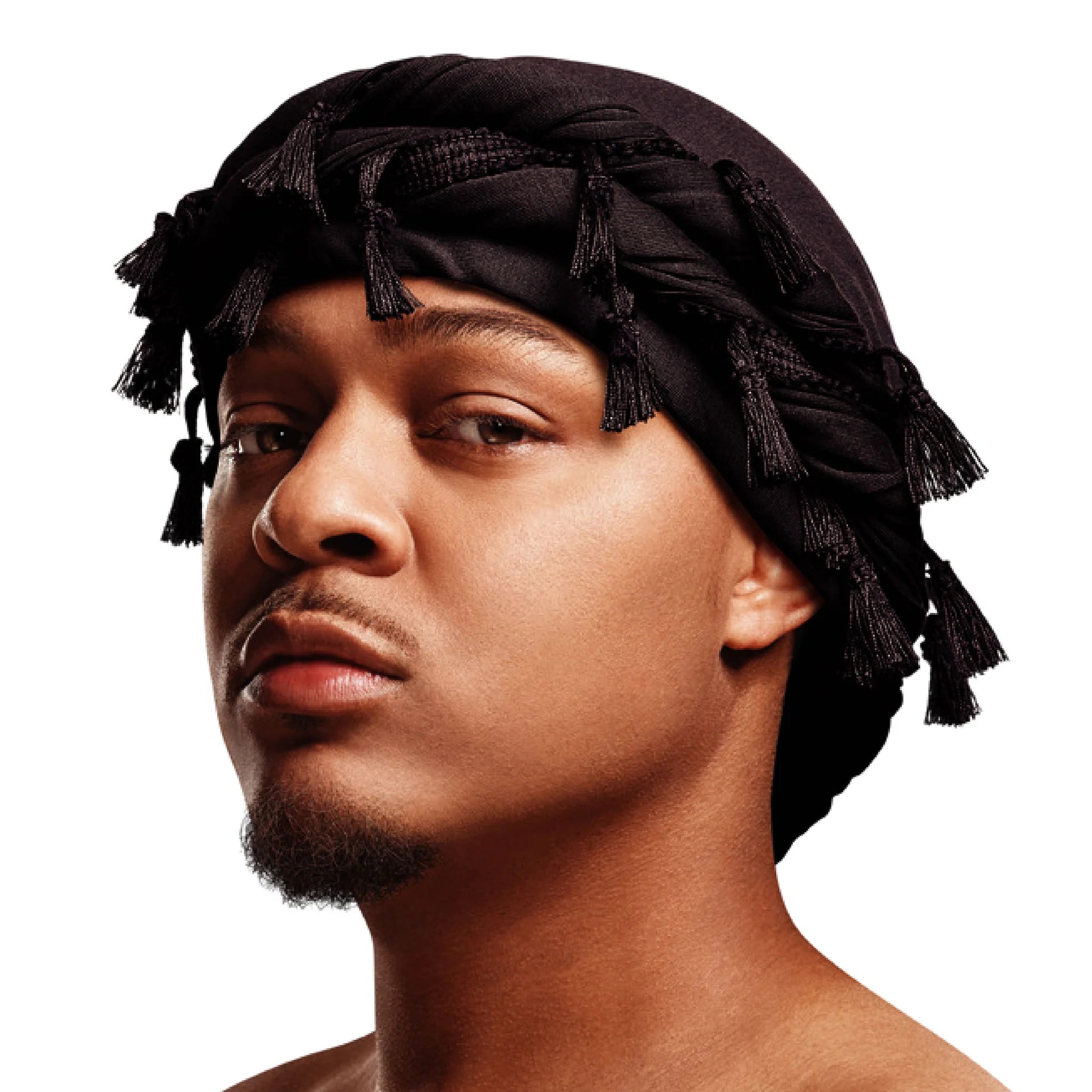 BOW WOW X Satin Lined Halo Tessel Turban Soft Luxurious Velvet & Breathable Jersey