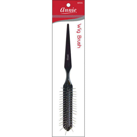 2104-ANNIE METAL WIRE WIG BRUSH W/O BALL TIPS ASST COLOR