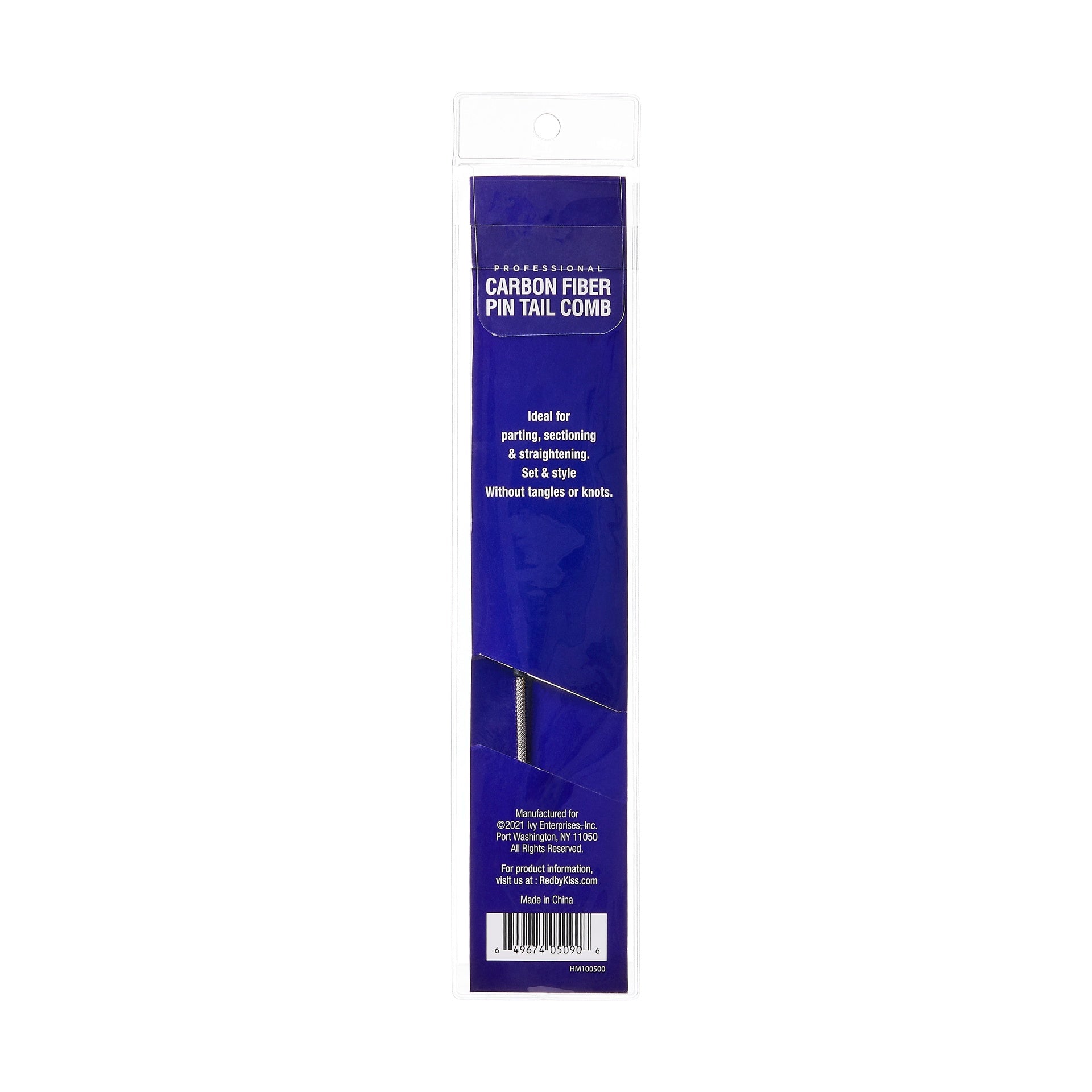 Professional Carbon Parting Pin Tail Comb
