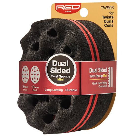 TWS03-RED TWIST SPONGE MINI DOUBLE