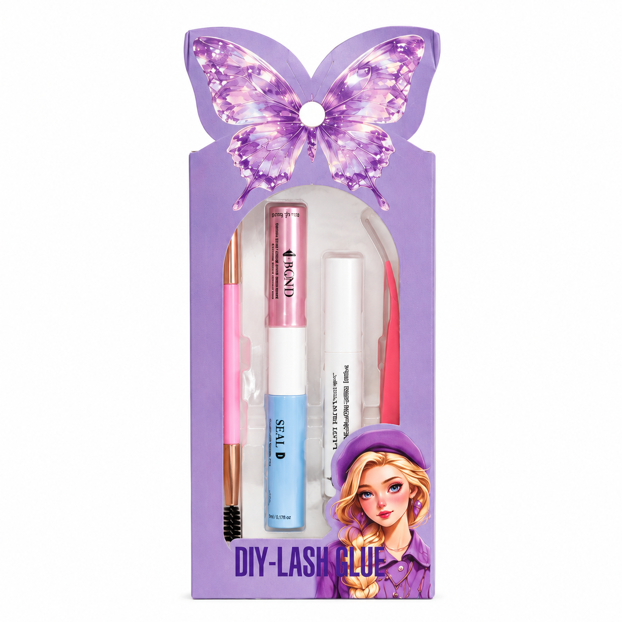DIY Lash Glue Kit – Purple | Bond, Seal & Remover Set