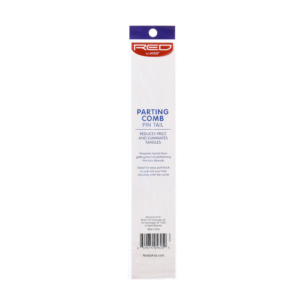 HM03-RED PARTING PIN TAIL COMB