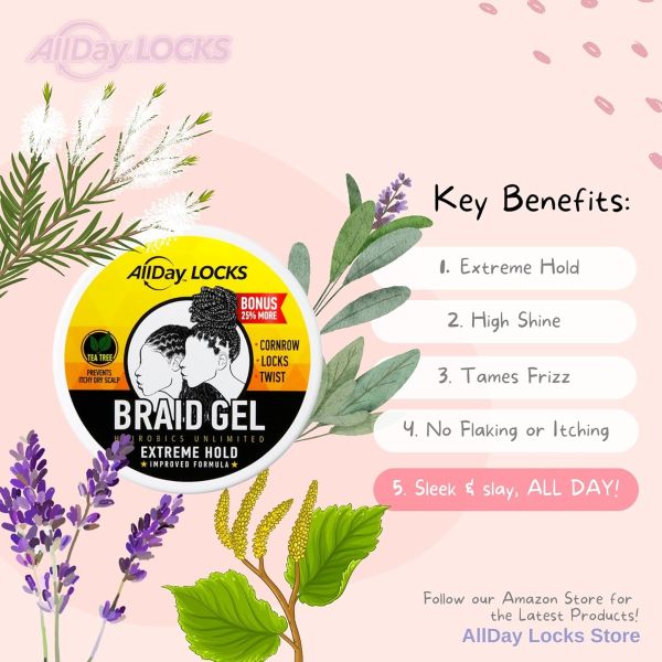 ALL DAY BRAID GEL EXT HOLD GEL 10OZ