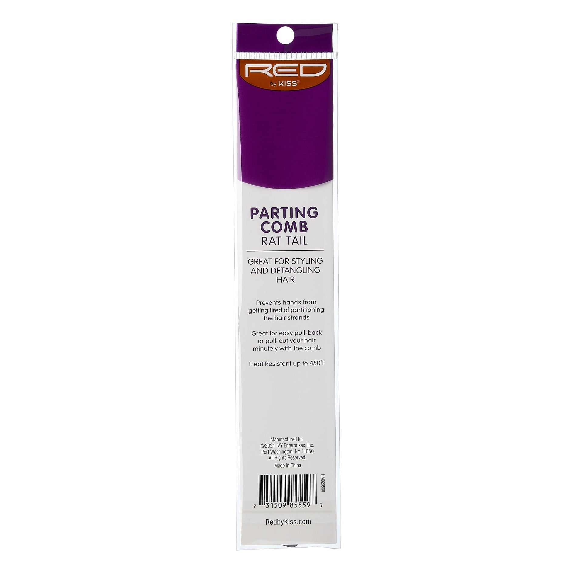 Heat Resistant Parting Rat Tail Comb
Great for Styling and Detangling Hair