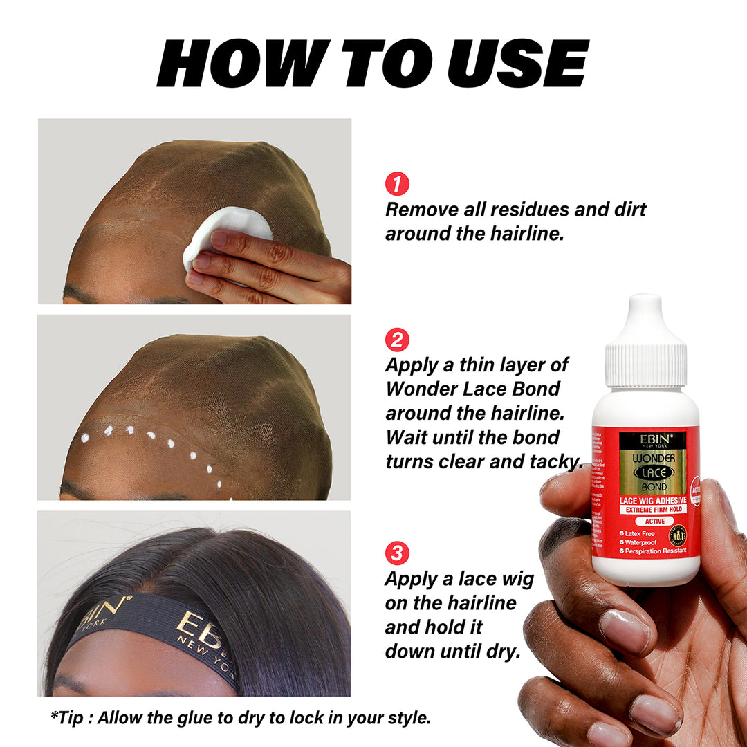 Wonder Lace Bond Glue Waterproof Adhesive - Extreme Firm Hold