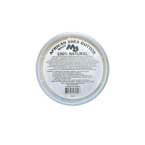 MJ WHITE AFRICAN SHEA BUTTER