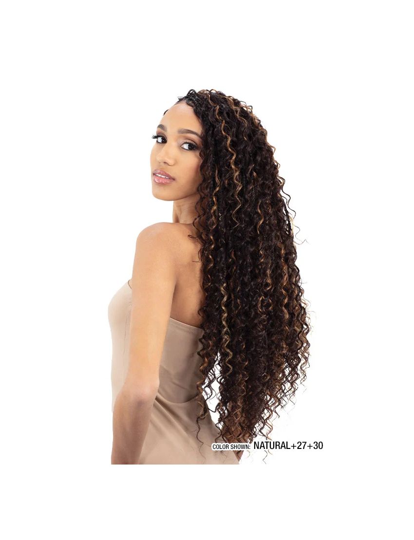 Deep Bulk 22 Tessa 100% Virgin Remy Human Hair FOR BOHO BRAID
