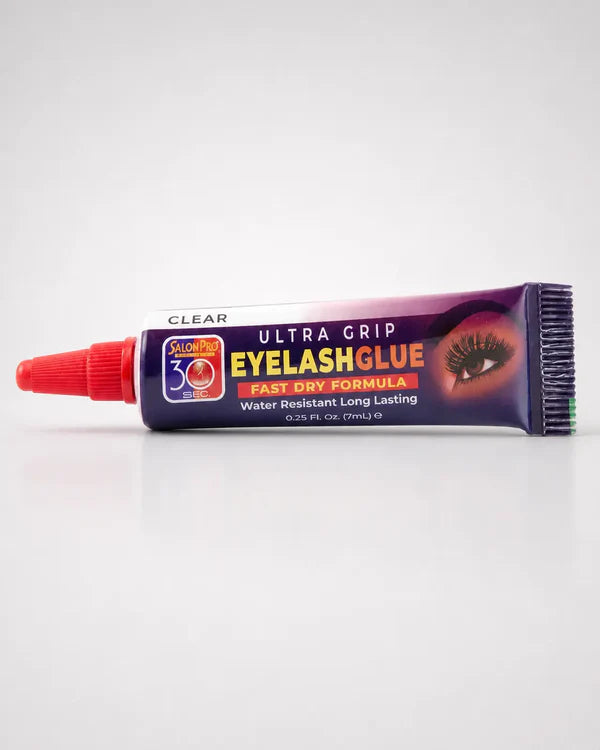 SALON PRO 30SEC CLEAR EYELASH GLUE 0.25OZ TUBE DISPLAY (36/DS/1/CS)