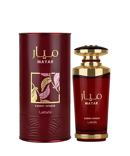Lattafa Mayar Cherry Intense for Unisex Eau de Parfum Spray, 3.4 Ounce
