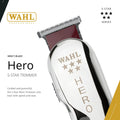 Wahl Professional 5 Star Hero Trimmer, Corded, Adjustable T-Blade