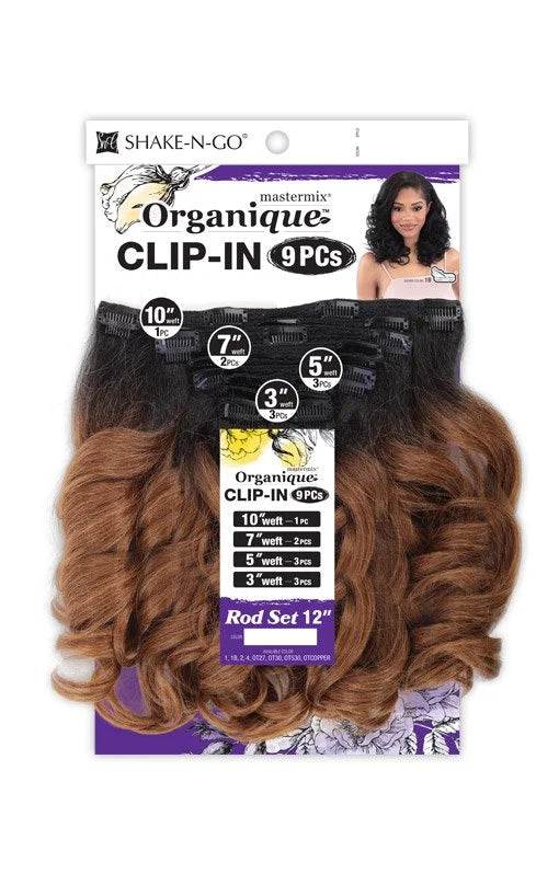 OG ROD SET 12 ORGANIQUE 9PCS CLIP-IN - 2