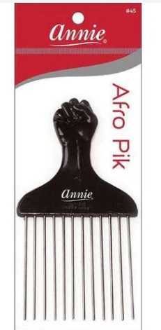 Annie Fist Afro Pik Short, 1 Count, Black