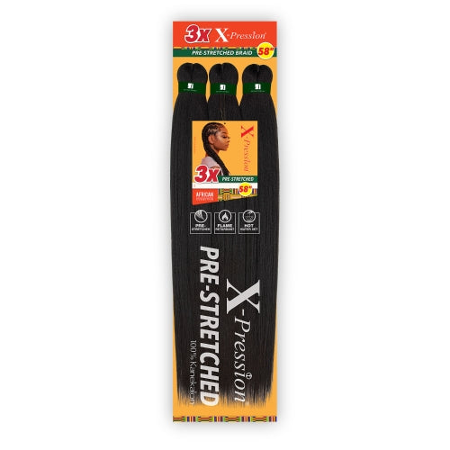 SB 3X X-PRESSION PRE-STRETCHED BRAID 58 3T2/30/27