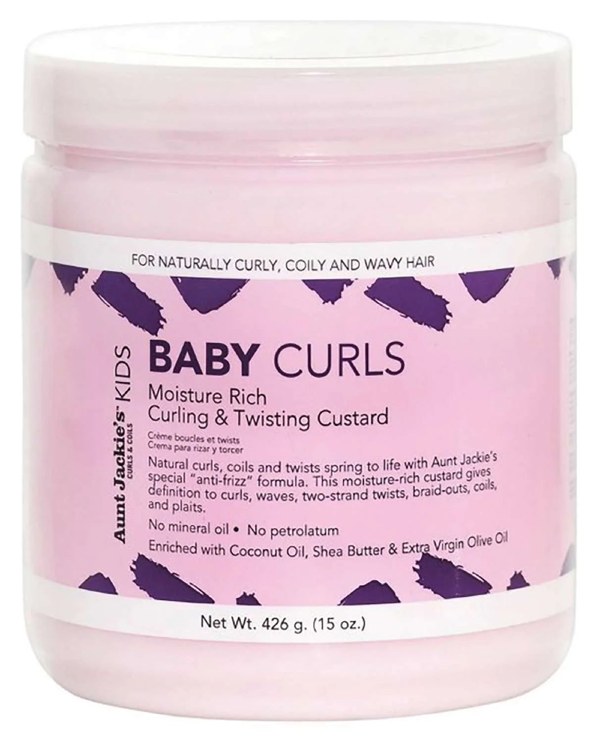 Aunt Jackie’s Kids Baby Girl Curls Curling Custard - 15 oz