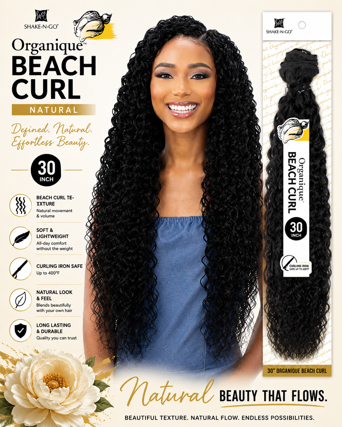 ORGANIQUE BEACH CURL 30