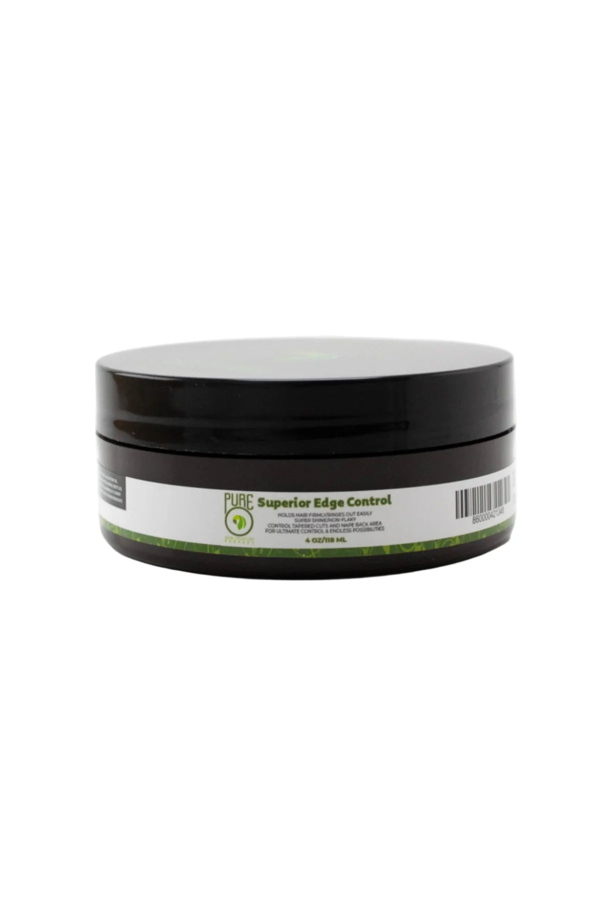 PureO Natural Superior Edge Control Hair Gel - 4oz