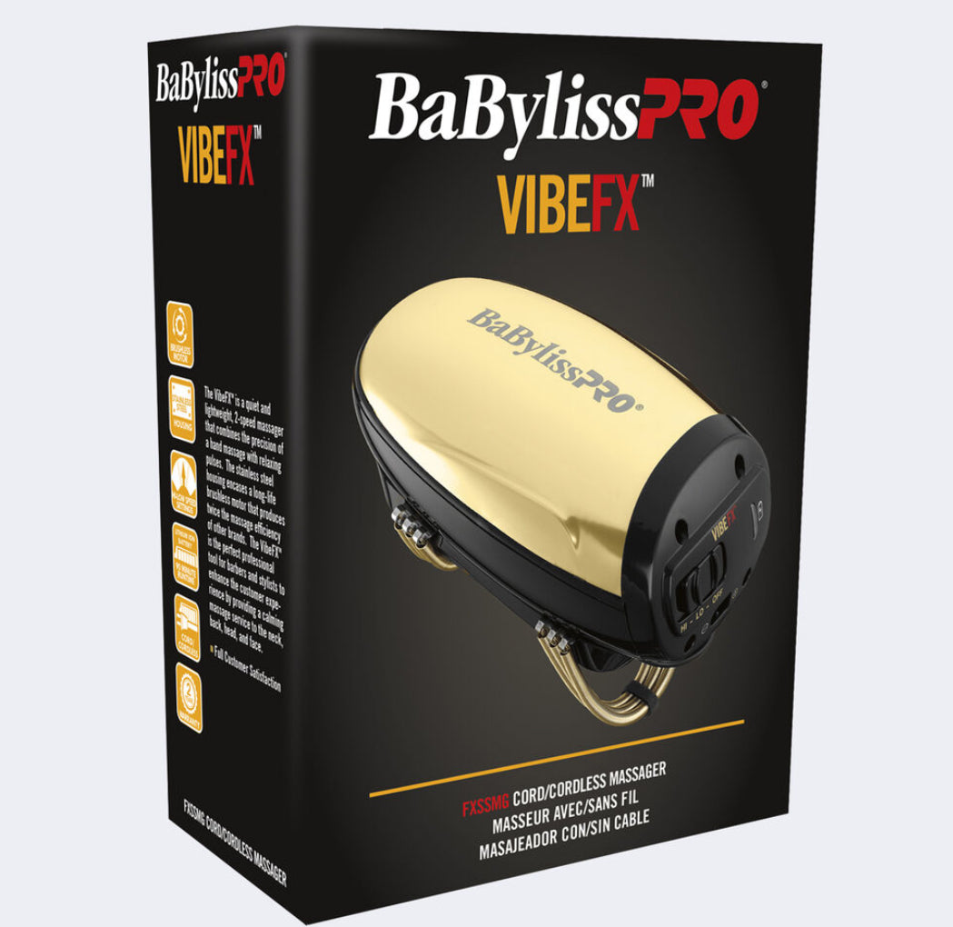 BABYLISSPRO VIBEFX CORD/CORDLESS MASSAGER - FXSSMG