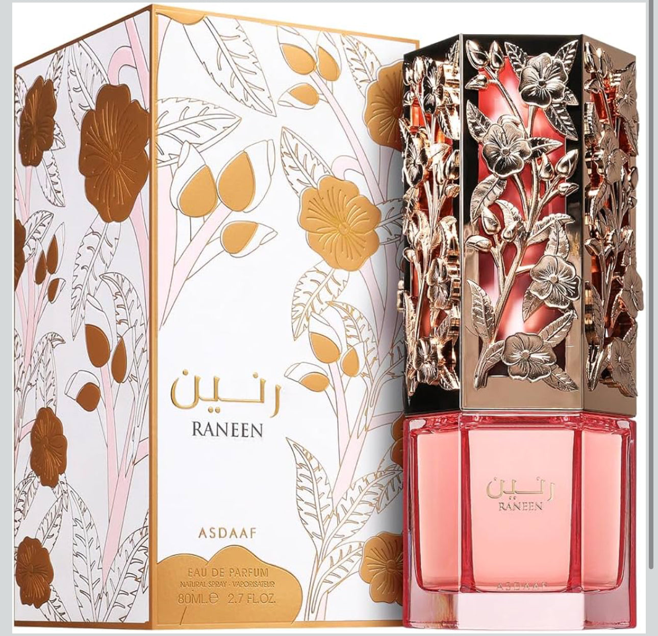 Lattafa Asdaaf Raneen for Women Eau de Parfum Spray, 2.7 Ounce / 80 ml