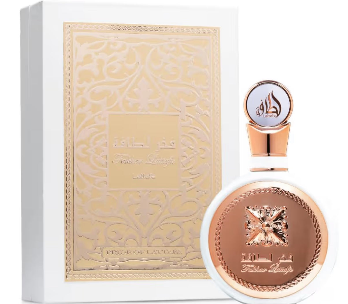 Lattafa Fakhar Eau De Parfum Spray for Women, 3.4 Ounce