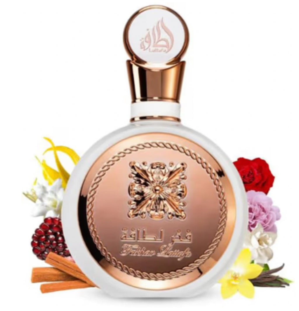 Lattafa Fakhar Eau De Parfum Spray for Women, 3.4 Ounce